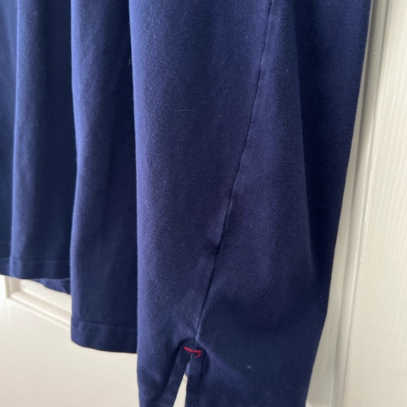 Navy with red and white detail Polo dress - Picture 2 of 2